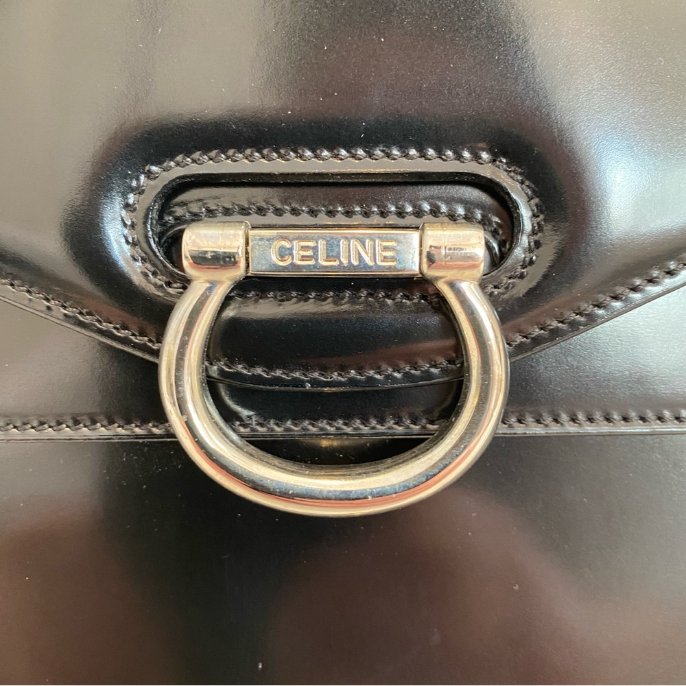 Celine Vintage Double Flap Top Handle Bag - Picture 4 of 9